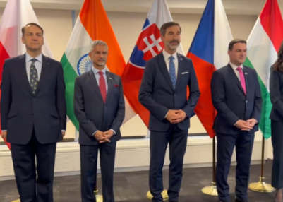 EAM S Jaishankar attends first V4+India Foreign Ministers’ Meeting in New York EAM S Jaishankar attends first V4+India Foreign Ministers’ Meeting in New York