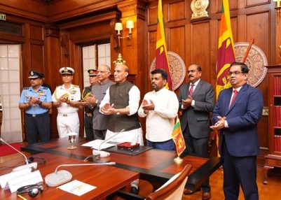 India and Sri Lanka sign MoUs on upgradation of L70 Guns and defence cooperation India and Sri Lanka sign MoUs on upgradation of L70 Guns and defence cooperation