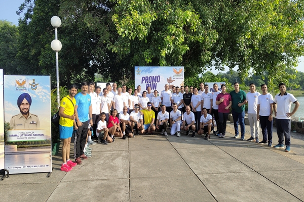 IAF Organises Third Promotional Run Ahead of Sekhon IAF Marathon-2026 in Chandigarh