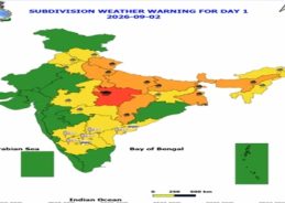 IMD issued red alerts for several states today