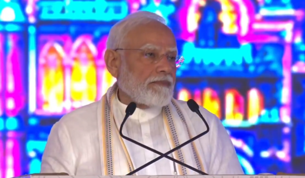 PM Modi flags off freight and passenger train services in Gujarat