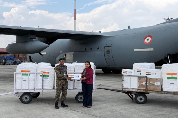 India Dispatches Fresh Tranche of 11 Tonnes of Relief Material to Nepal