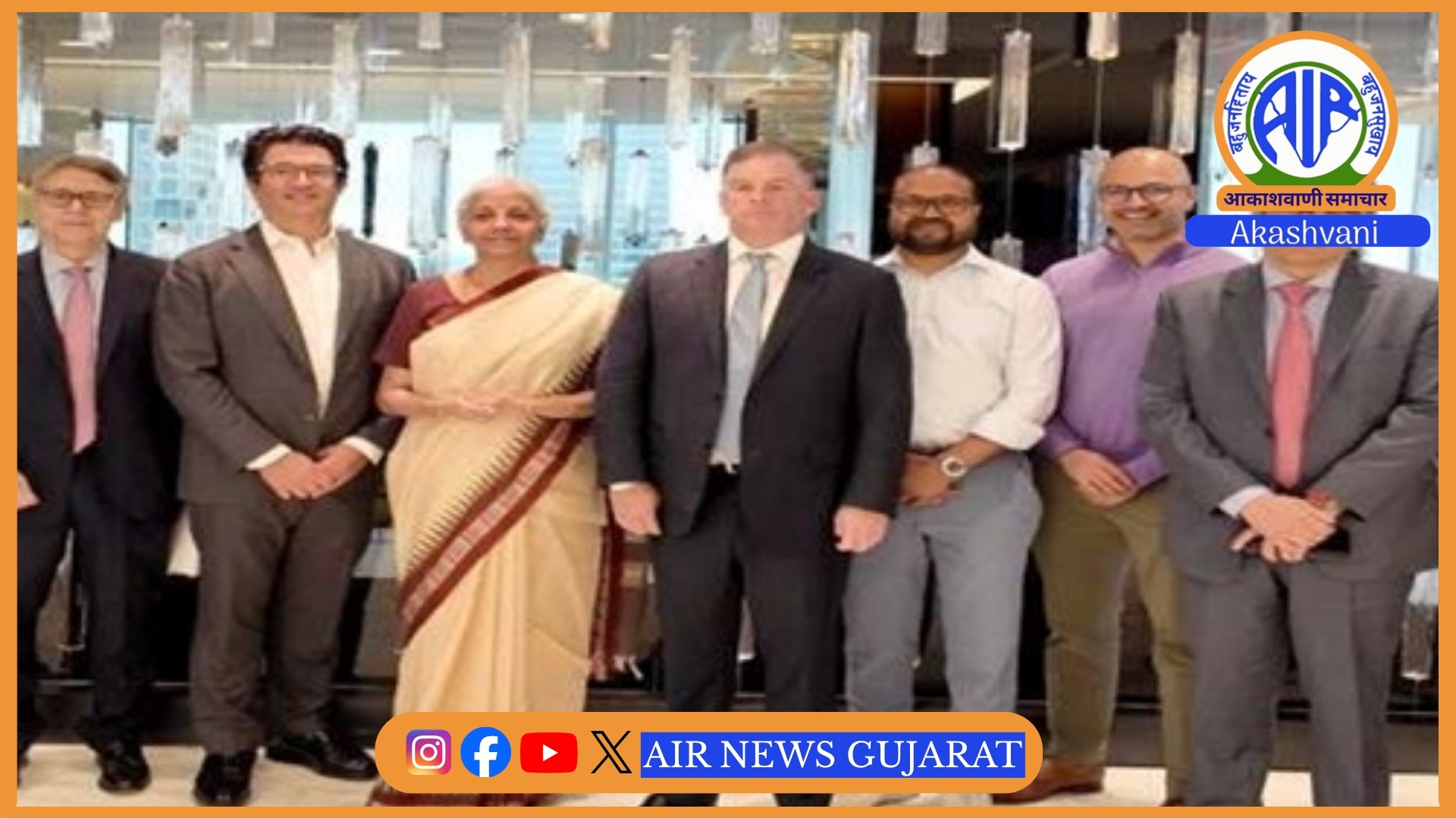નાણામંત્રી નિર્મલા સીતારમણે ન્યૂયોર્કમાં એક ઉચ્ચ સ્તરીય વ્યાપાર ગોળમેજી પરિષદમાં ભારતની વિકાસયાત્રા રજૂ કરી.