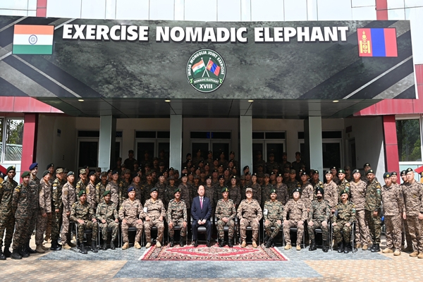 18th India-Mongolia Joint Military Exercise Nomadic Elephant Begins in Pithoragarh