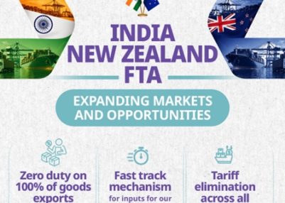 New Zealand’s Parliament passes legislation to implement its free trade agreement with India New Zealand’s Parliament passes legislation to implement its free trade agreement with India
