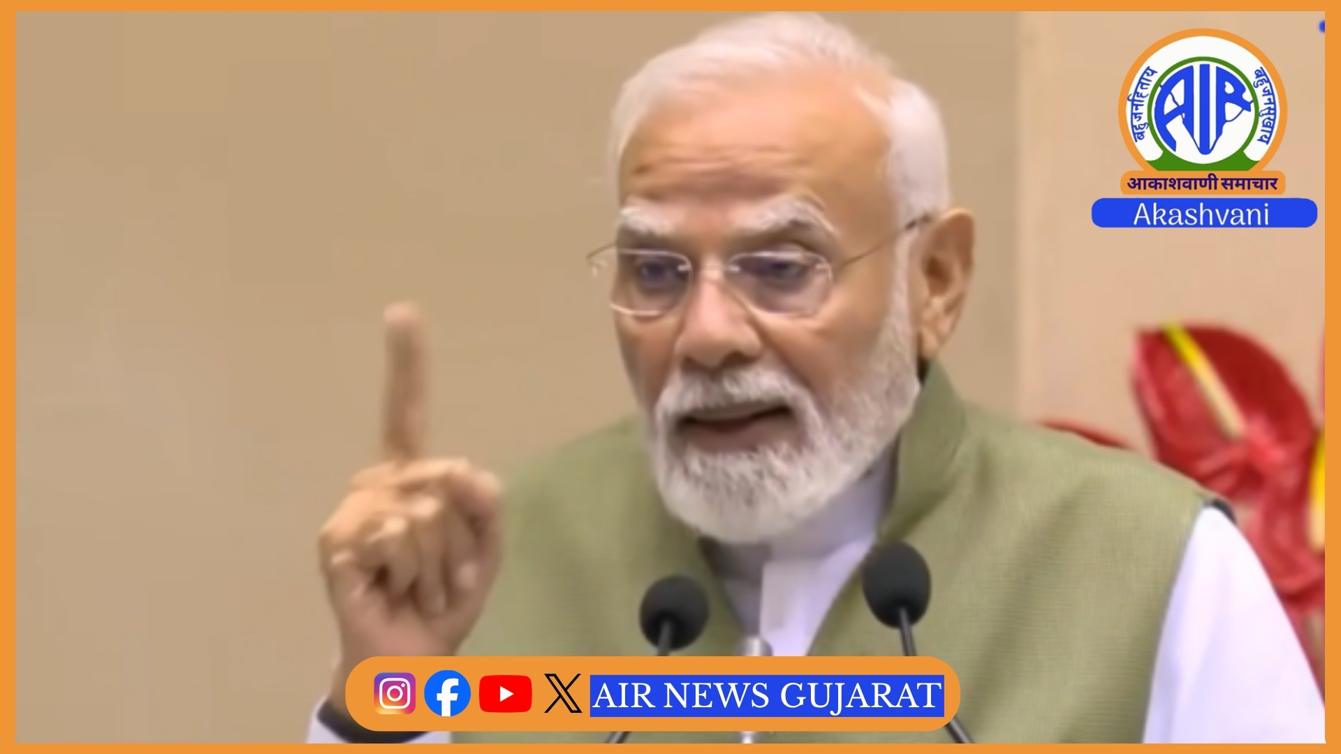 પ્રધાનમંત્રીએ જણાવ્યું છે કે પ્રતિ વ્યક્તિ ભારતનું કાર્બન ઉત્સર્જન વૈશ્વિક સરેરાશ કરતા અડધાથી પણ ઓછું