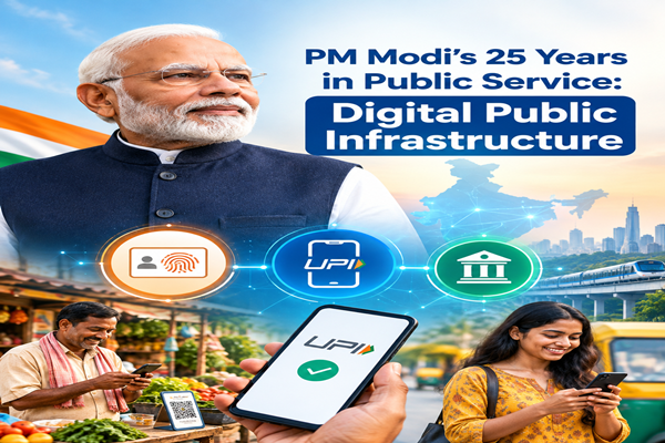PM Modi’s 25 Years in Public Service: Digital Public Infrastructure Transforms Governance