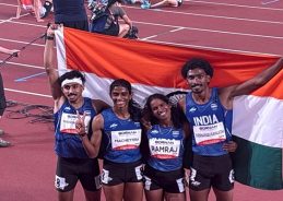 India wins silver in mixed 4x400m relay at Asian Games 2026