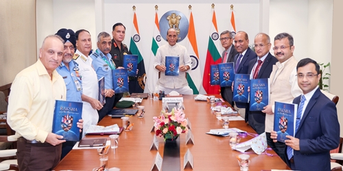 Defence Minister Rajnath Singh releases ‘RAKSHA’ document on Defence Diplomacy in New Delhi
