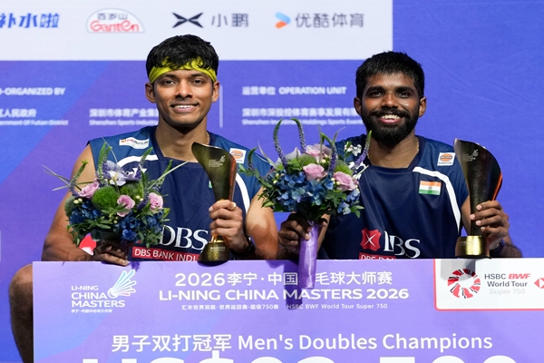 Satwiksairaj-Chirag Clinch Maiden China Masters Title