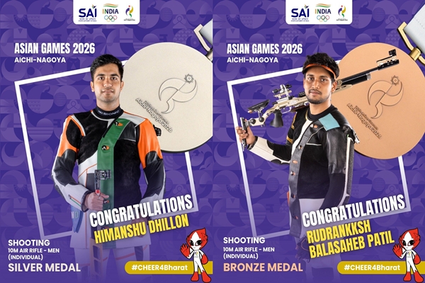 Asian Games: India win three medals in shooting at Aichi-Nagoya; PM Modi Congratulates Medal Winners