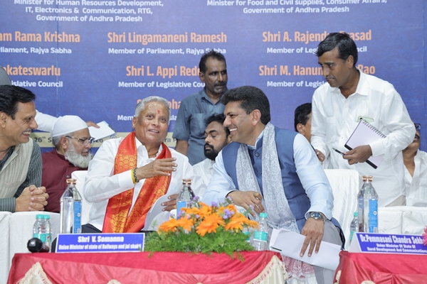 Andhra Pradesh: Foundation stone laid for four-lane ROB between Guntur and Nambur