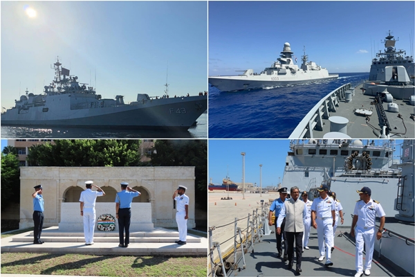 INS Trishul Made Port Call at Egypt’s Alexandria From Sept 14-17