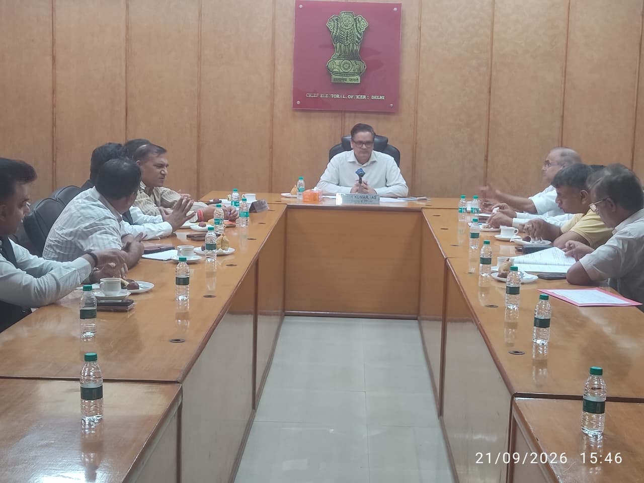 दिल्ली: मुख्य चुनाव अधिकारी ने एसआईआर को लेकर राजनीतिक दलों के साथ की बैठक
