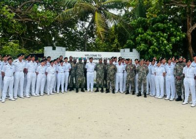 Indian Navy’s First Training Squadron arrives in Maldives for long-range training deployment Indian Navy’s First Training Squadron arrives in Maldives for long-range training deployment