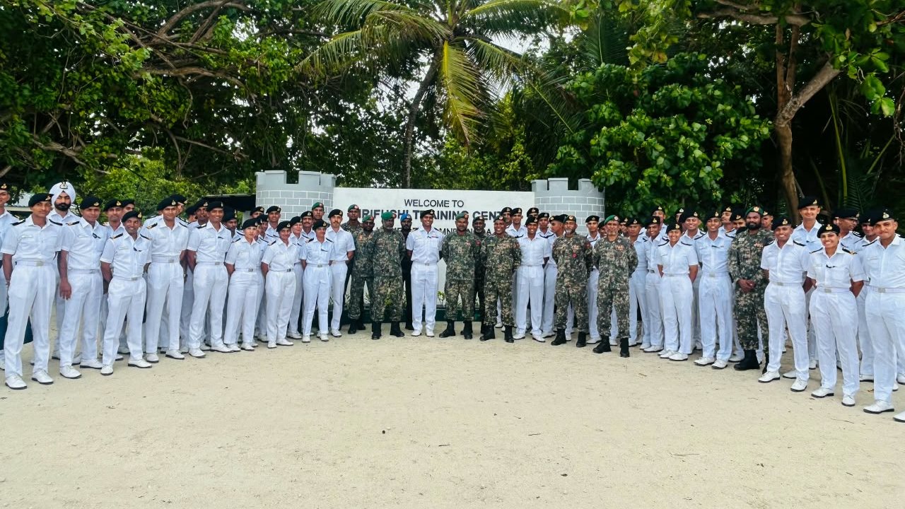 Indian Navy’s First Training Squadron arrives in Maldives for long-range training deployment