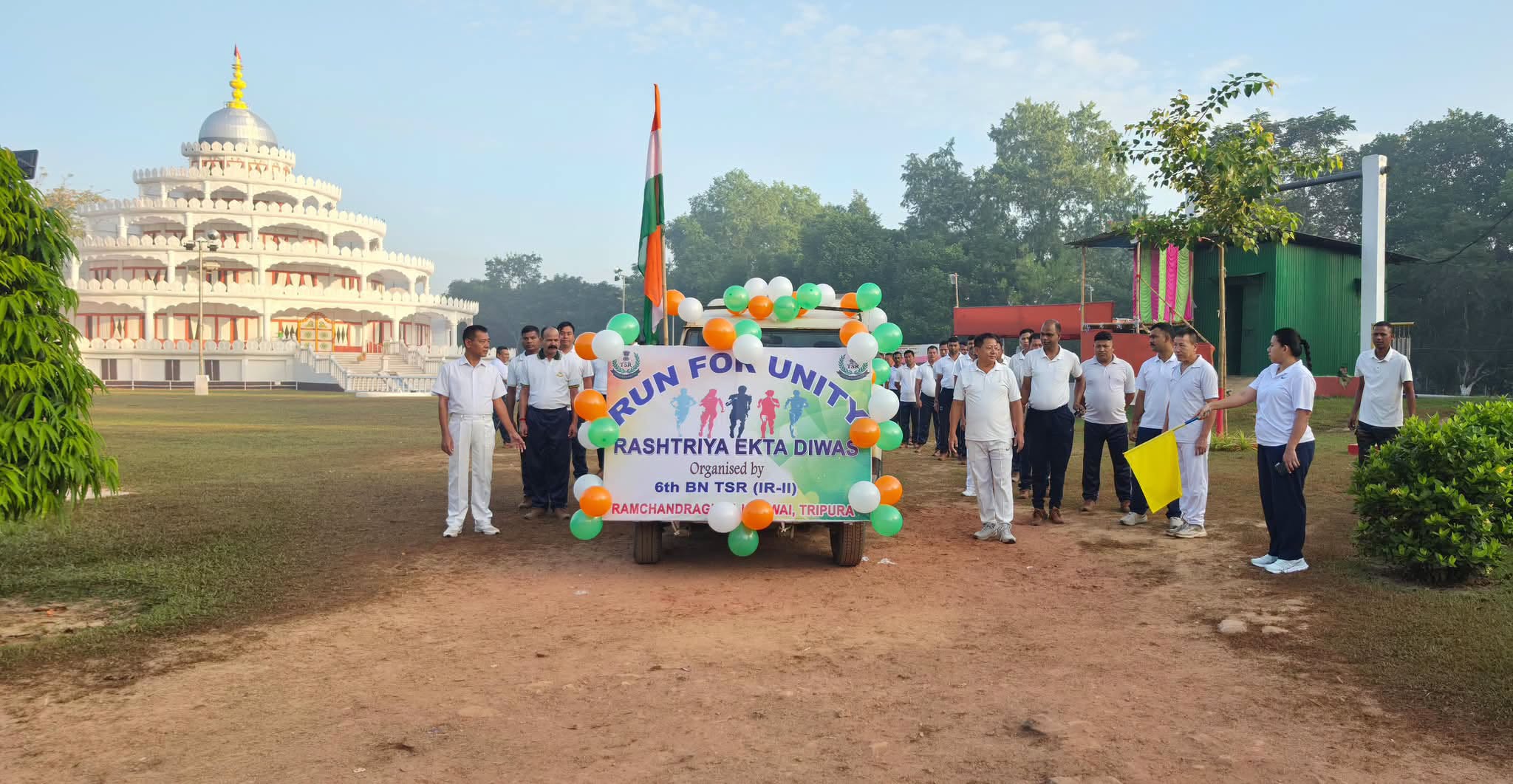 Tripura State Rifles organise Run for Unity to promote national unity and harmony