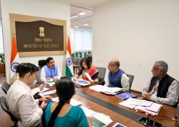 Education Minister Pralhad Joshi reviews roadmap for key education programmes Education Minister Pralhad Joshi reviews roadmap for key education programmes