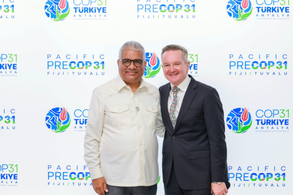 Union Minister Bhupender Yadav meets Australia’s Chris Bowen in Fiji ahead of COP31