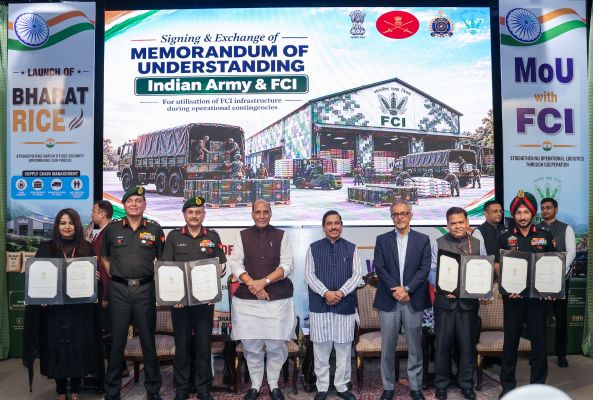 Indian Army and FCI sign MoU in New Delhi