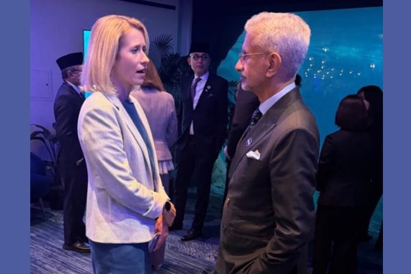 EAM meets EU foreign policy chief Kaja Kallas on sidelines of G20 meeting