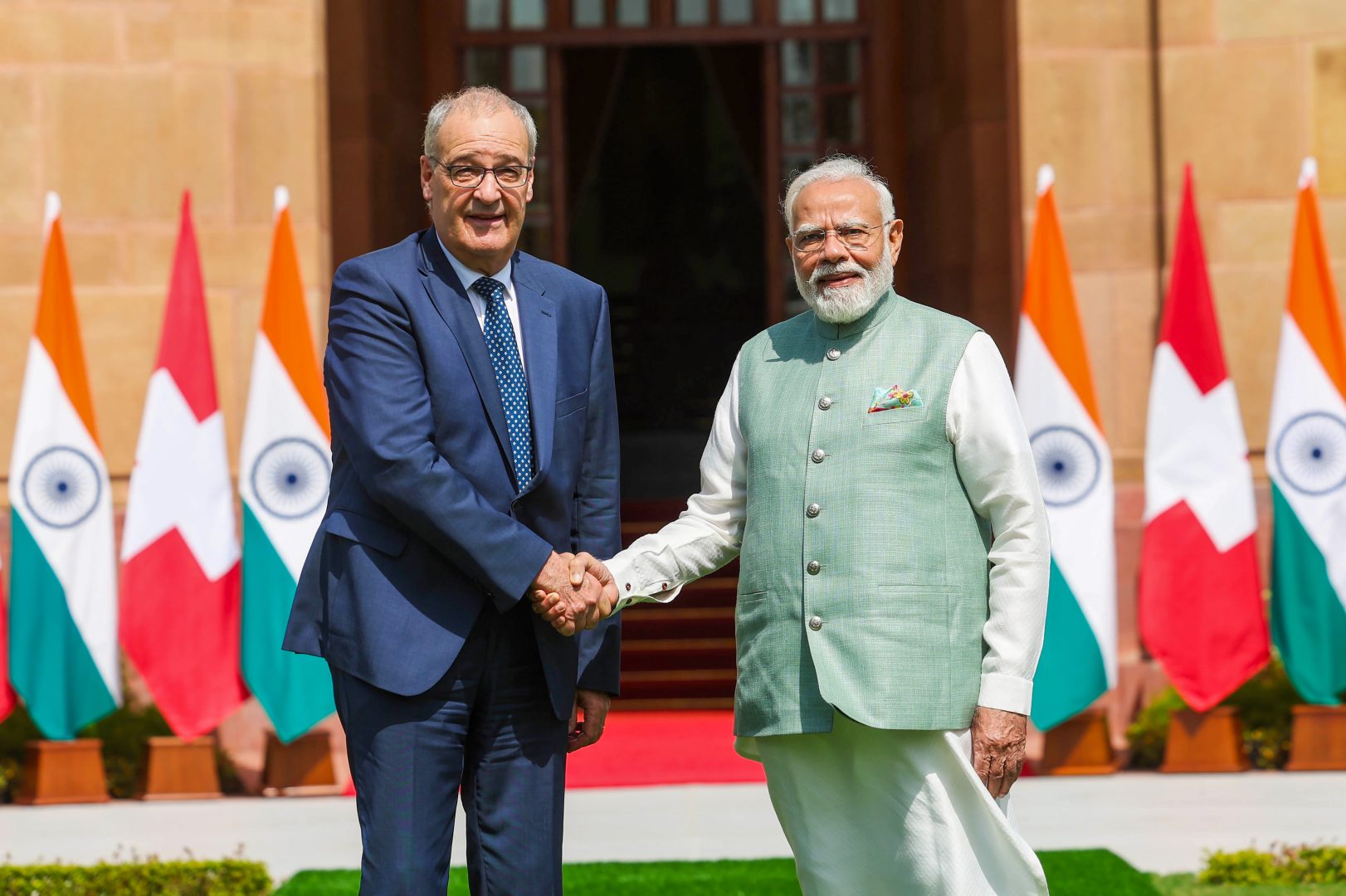 PM Modi holds bilateral talks with Swiss President Guy Parmelin in New Delhi; India and Switzerland ink several agreements