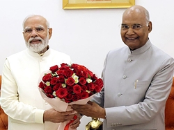 PM Modi extends greetings to former President Ram Nath Kovind on his birthday