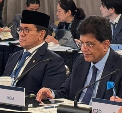 Union Minister Piyush Goyal calls for food security & cooperation at G20 trade Ministers’ meeting; Reviews India-EU FTA progress