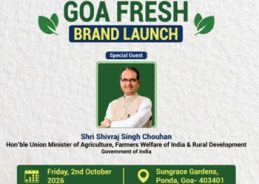 Union Minister Shivraj Singh Chouhan to launch Goa Fresh brand today