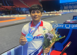 India’s Amruta Pujari wins silver at under-23 World Wrestling Championships in Las Vegas India’s Amruta Pujari wins silver at under-23 World Wrestling Championships in Las Vegas