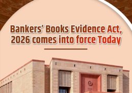 Bankers’ Books Evidence Act, 2026 to come into force today
