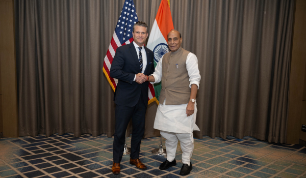 Defence Minister Rajnath Singh and his US counterpart  review progress of 10 year India-US Defence Framework on sidelines of 13th ASEAN