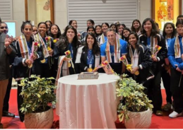 Indian women’s hockey team receives celebratory welcome in Bengaluru after Asian Games triumph