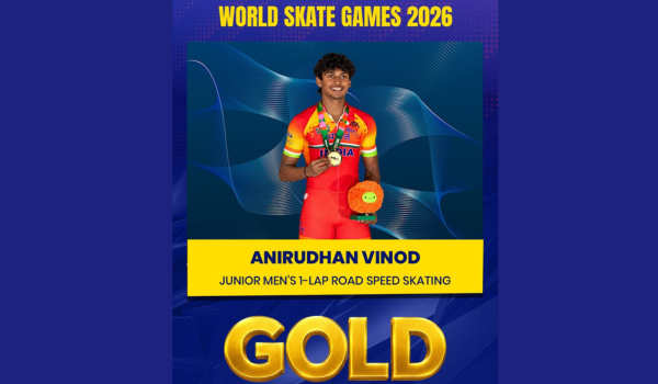 India bags gold and silver in junior men’s one-lap road race at World Skate Games in Paraguay
