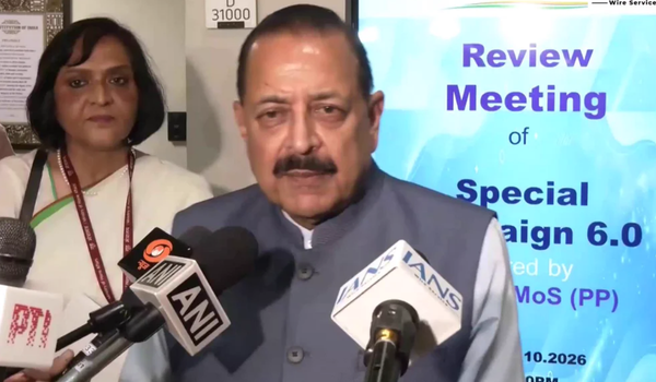MoS Dr Jitendra Singh reviews progress of Special Campaign 6.0 in New Delhi