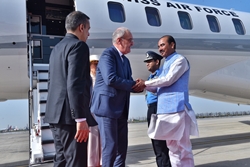 Swiss President Guy Parmelin arrives in New Delhi on 3-day visit to India