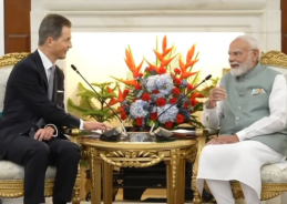 PM Modi holds bilateral meeting with Acting Head of State Liechtenstein’s Hereditary Prince Alois