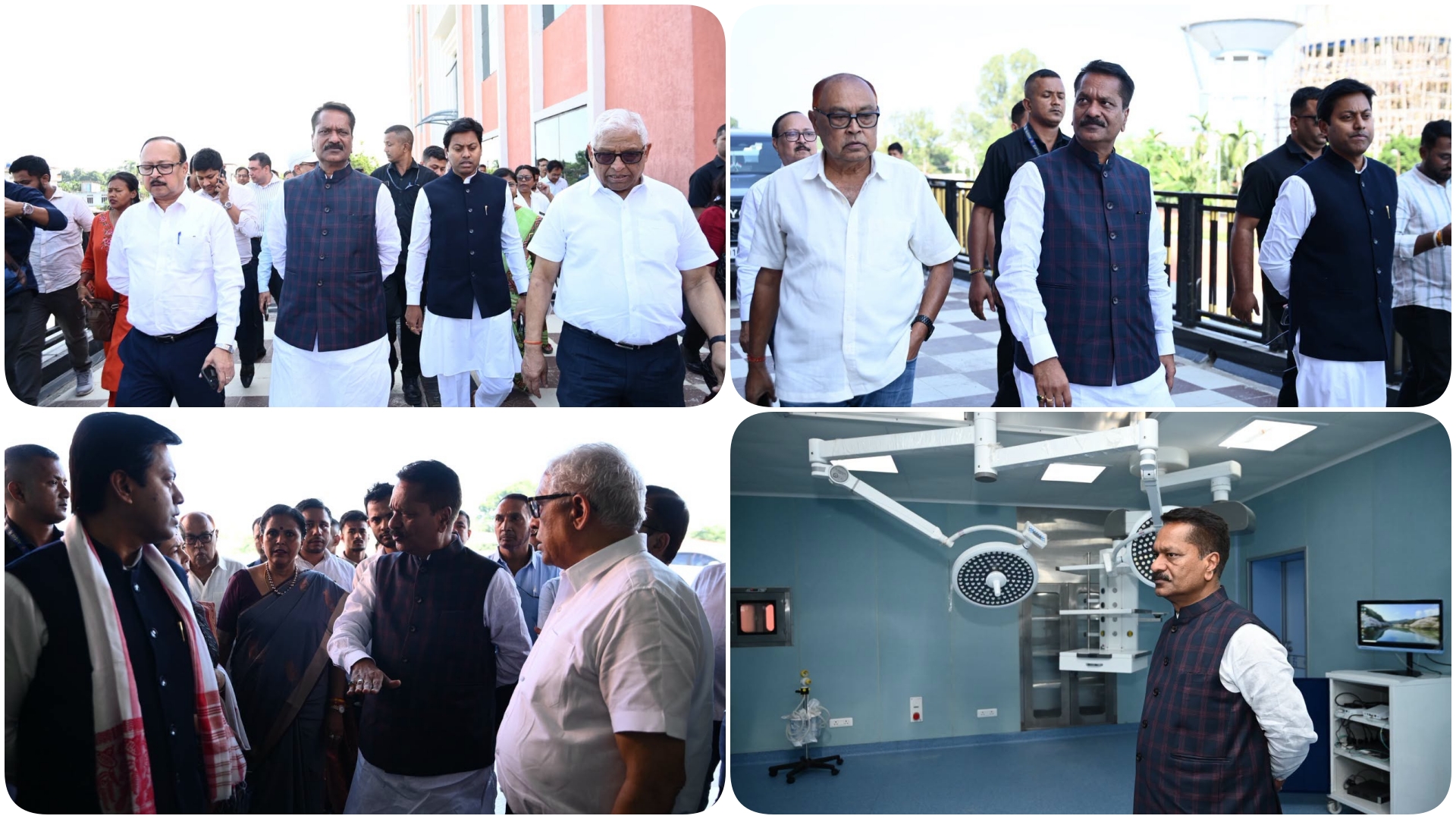 বিশ্বনাথৰ নিৰ্মীয়মান চিকিৎসা মহাবিদ্যালয় পৰিদৰ্শন স্বাস্থ্যমন্ত্ৰী অশোক সিংহলৰ