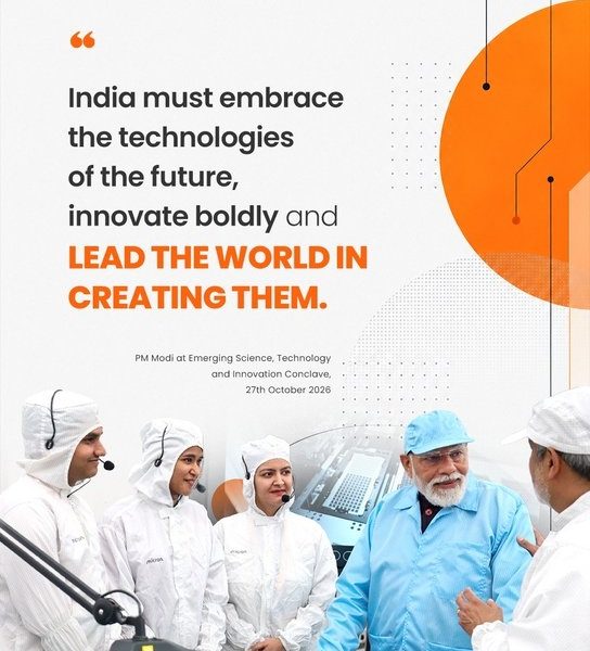India must embrace, innovate and lead the world in creating future technologies, says PM Modi