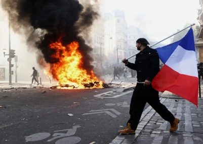 France: Police arrest 1,800 people after violent clashes during demonstration against rising living cost