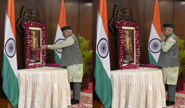 Vice President pays floral tributes to freedom fighter Veerapandiya Kattabomman on his death anniversary
