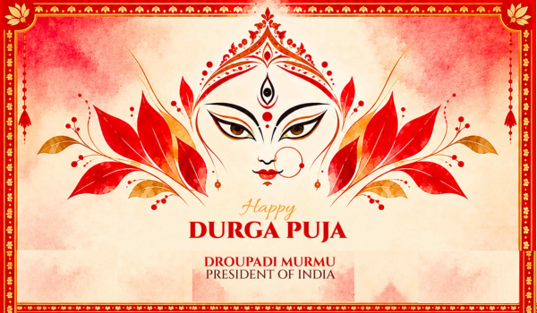 President Droupadi Murmu extends greetings on Durga Puja
