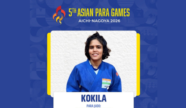 India’s judoka Kokila assures medal at Asian Para Games