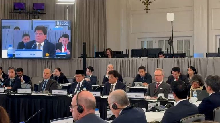 India seeks WTO-compliant approach to correct global trade distortions at G20 Trade Ministers' Meeting news image