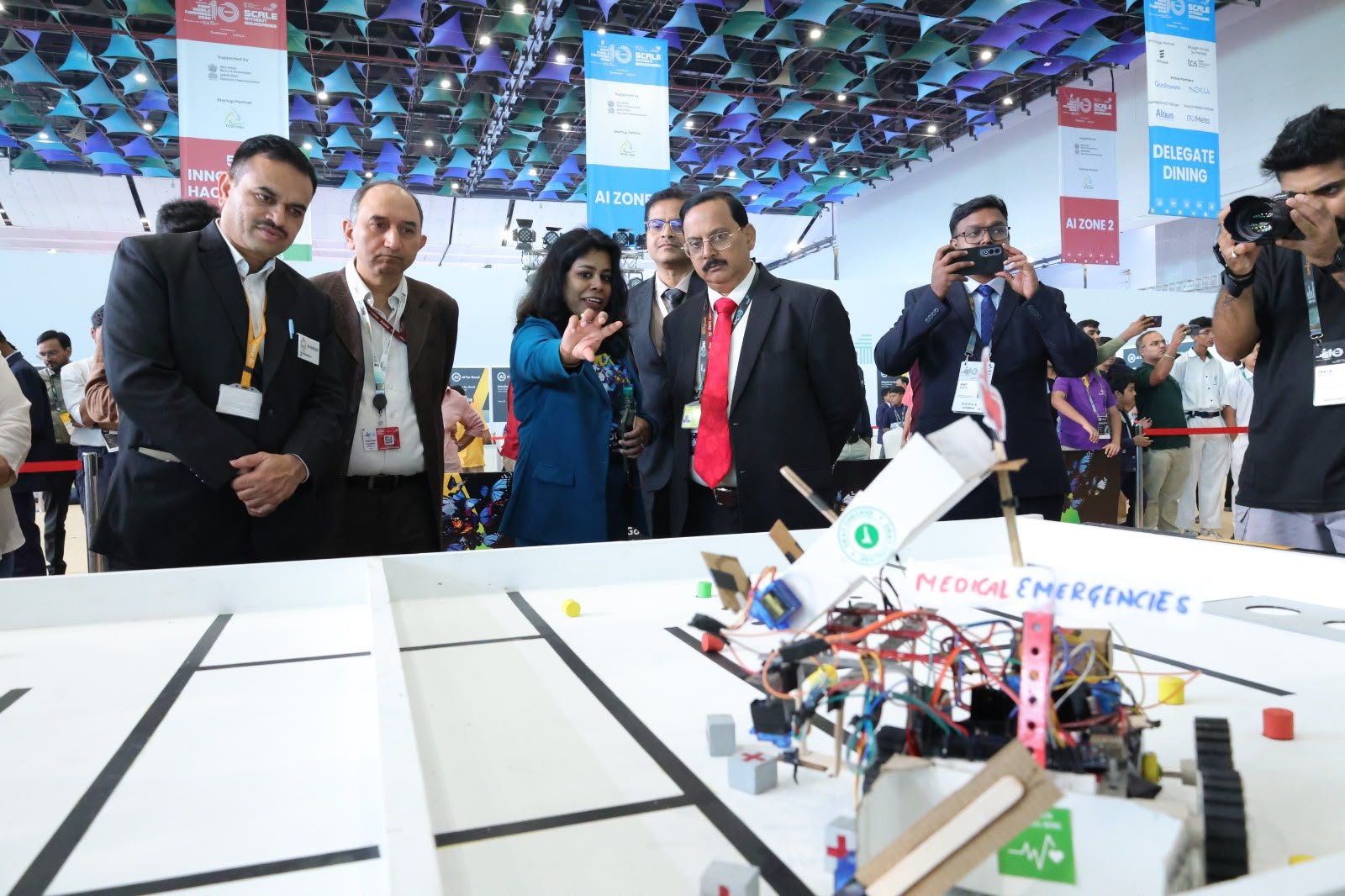 Dept of Telecommunications & ITU organise Robotics for Good Youth Challenge India at IMC