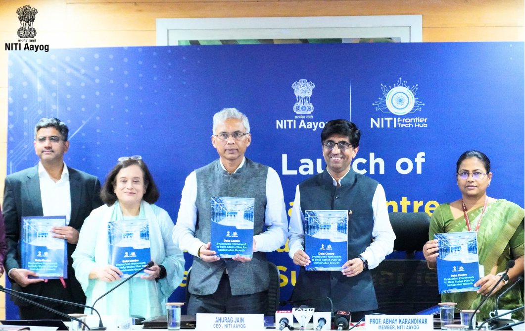 NITI Aayog’s Frontier Tech Hub releases Framework for sustainable data centers growth 