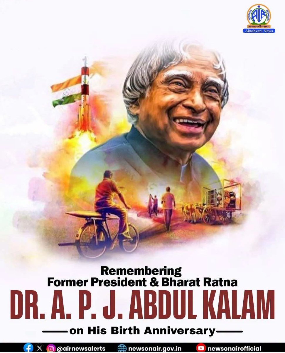 HM Amit Shah pays tribute to former president Dr APJ Abdul Kalam on his birth anniversary