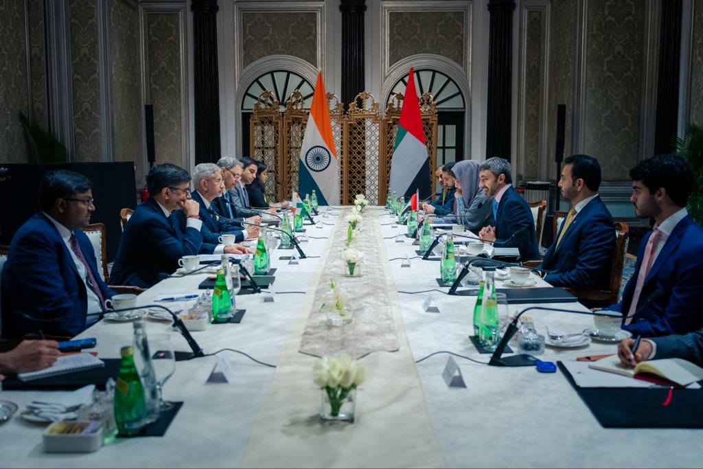 India-UAE trade crosses 100 billion dollars; EAM Jaishankar calls for dialogue & diplomacy to resolve West Asia crisis