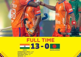 India wins over Bangladesh with 13-0 in Asian Champions Trophy 2026  