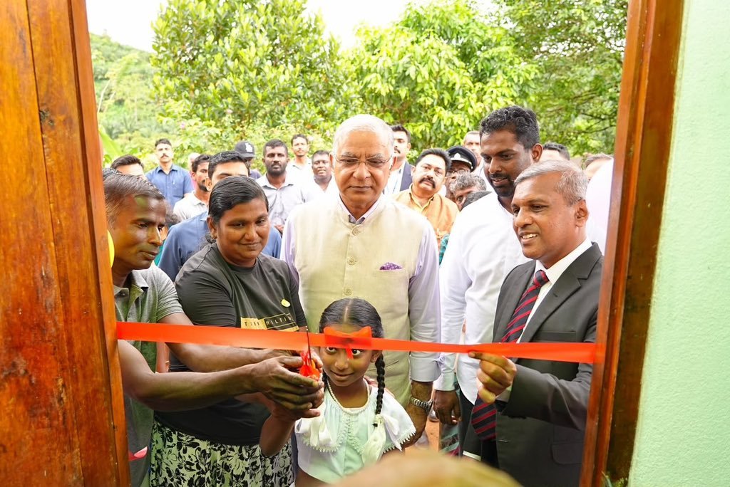 India hands over 24 houses in Sri Lanka’s Galle district under Model Village Housing Project